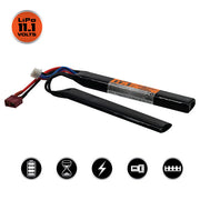 Valken LiPo 11.1v 1200mAh 30c Split Airsoft Battery (Dean)